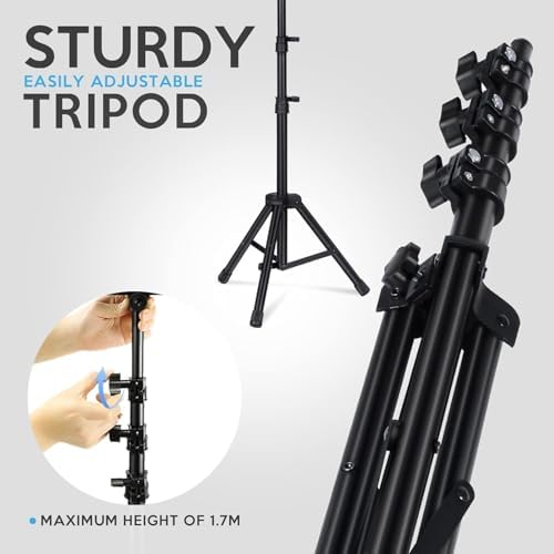 DJ Lights with Carry Bag,5IN1 DJ Party Lights with Stand Party Light Disco Light by Remote Control Sound, alternate view 4