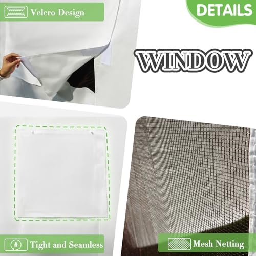 Domi 12' x 14' Universal Winter Gazebo Cover, All Season Waterproof Enclosed Cover with Sidewalls & Ventilated, alternate