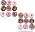 Donut Stand 2 Pack Clear Acrylic Donut Wall Display Stand for Dessert Table in Clear