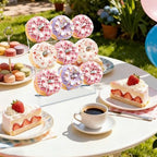 Donut Stand 2 Pack Clear Acrylic Donut Wall Display Stand for Dessert Table in Clear, alternate view 2