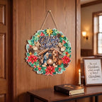 Door Sign Door Wreath Wooden Decor Sign, Nativity, alternate view 4