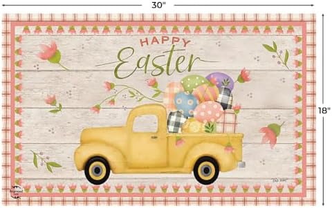 Doormat 30x18 Indoor Outdoor Easter Egg Pickup Holiday for Easter Doormat, alternate view 3