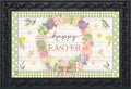 Doormat 30x18 Indoor Outdoor Easter Egg Wreath for Easter Doormat