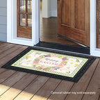 Doormat 30x18 Indoor Outdoor Easter Egg Wreath for Easter Doormat, alternate view 2