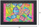 Doormat 30x18 Indoor Outdoor Easter Eggs Holiday for Easter Doormat, alternate view 3