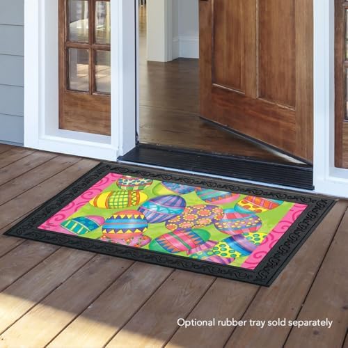 Doormat 30x18 Indoor Outdoor Easter Eggs Holiday for Easter Doormat, alternate view 4