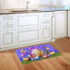 Doormat 30x18 Indoor Outdoor Happy Easter Egg Basket for Easter Doormat, alternate view 5