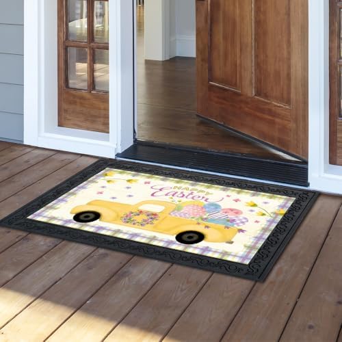 Doormat 30x18 Indoor Outdoor Happy Easter Pickup for Easter Doormat, alternate view 2