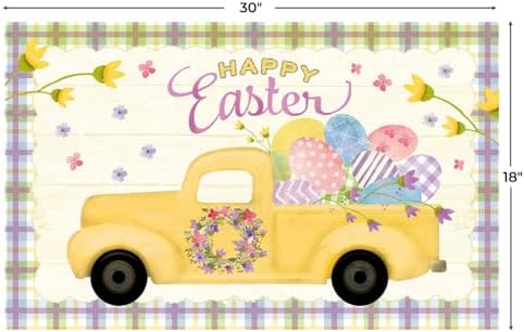 Doormat 30x18 Indoor Outdoor Happy Easter Pickup for Easter Doormat, alternate view 3