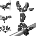 Double Super Clamp Camera Mount with Magic Arm, Cold Shoes