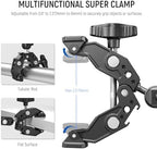Double Super Clamp Camera Mount with Magic Arm, Cold Shoes, alternate view 3