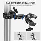 Double Super Clamp Camera Mount with Magic Arm, Cold Shoes, alternate view 4