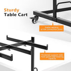 Double-Tier Chair Rack, Holds 84 Chairs or 12 Tables, 1000 lb, alternate view 6