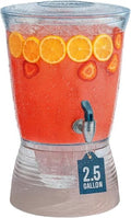 Drink Dispenser for Parties (2.5 Gallon) for Countertop (1 Pack)