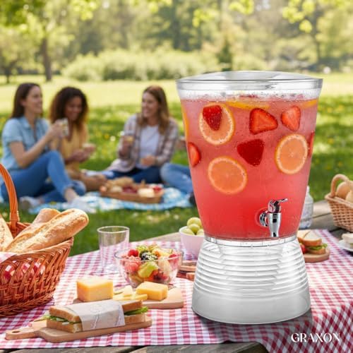 Drink Dispenser for Parties (2.5 Gallon) for Countertop (1 Pack), alternate view 2