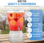 Drink Dispenser for Parties (2.5 Gallon) for Countertop (1 Pack), alternate view 4