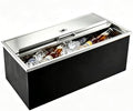 Drop in Ice Chest, 58/100QT Stainless Steel Ice Cooler in Silver