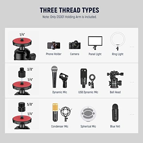 DS001 Table Overhead Camera Mount Arm 11.8-20in/30-51 cm Telescopic, alternate view 6