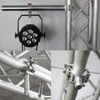 Dual Swivel Lighting Hook Clamp 1.88-2in 220lbs, alternate view 4