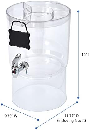 Durable 2 Gallon Beverage Dispenser with Stand, alternate view 3