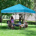 Durable Easy Pop Up Canopy Tent with Roller Bag,10x10, Sky Blue in Sky Blue, alternate view 2