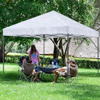 Durable Easy Pop Up Canopy Tent with Roller Bag,12x12, White in White, alternate view 2