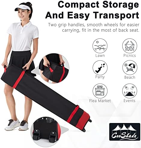 Durable Easy Pop Up Canopy Tent with Roller Bag, 8x8, Navy Blue in Navy Blue, alternate view 5