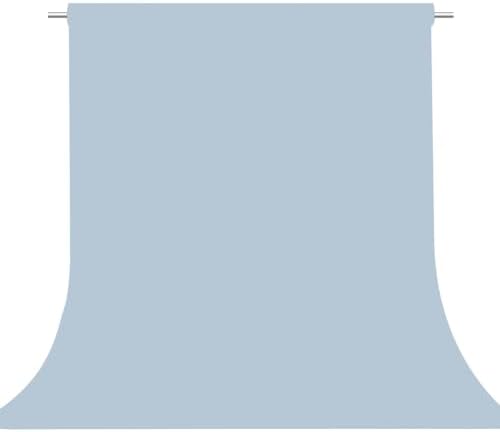 Dusty Blue Photography Backdrop for Photoshoot, Fabric 10x10ft in 10x10ft