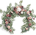 Dusty Rose Artificial Flower Garland Wedding Arch 6 FT