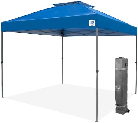 E-Z UP Patriot ONE-UP Technology Vented Shelter, 10' x 10', Royal Blue in Royal Blue