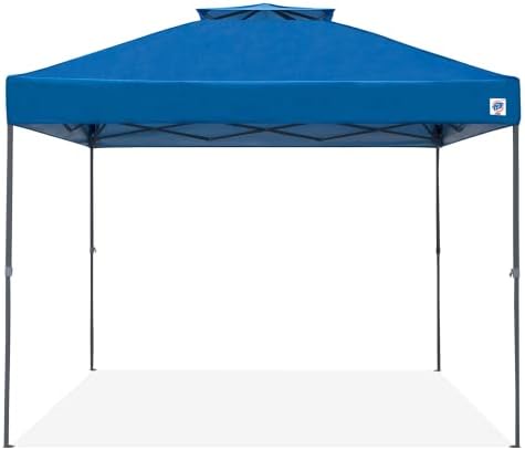 E-Z UP Patriot ONE-UP Technology Vented Shelter, 10' x 10', Royal Blue in Royal Blue, alternate view 2