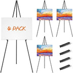 Easel Stand for Display, 63" Portable Painting Easel, Lightweight Metal Easels for Painting Canvas, Wedding Sign