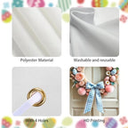 Easter Bunny Ear Door Cover Polyester 70.87x35 in, alternate view 4