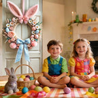 Easter Bunny Ear Door Cover Polyester 70.87x35 in, alternate view 5