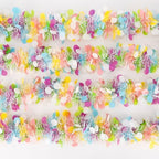 Easter Garland Decor,50Ft Glitter Tinsel Spring Garland Decorations for Tree Mantle Bedroom Office Classroom, alternate view