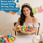 Easter Party Decorations Wooden Bunny Charcuterie Board, Serving Tray for Easter Party, Spring Baby Shower, alternate view 5