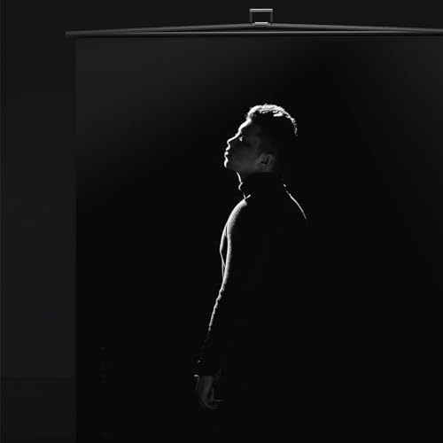 【Easy Set Up】 59.8 x 82.7in Collapsible Black Backdrop Screen, alternate view 6