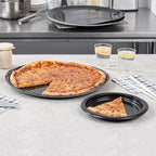 Eco Pie 16 Inch Paper Pizza Trays, 25 Round Pizza Pans - Oven-Ready, Microwavable, Black Paper Pan For, alternate view 4