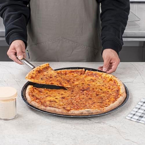 Eco Pie 16 Inch Paper Pizza Trays, 25 Round Pizza Pans - Oven-Ready, Microwavable, Black Paper Pan For, alternate view 5