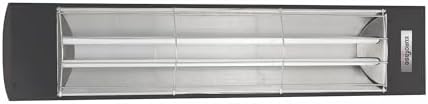 EF40240B 4000W 240V Infrared Electric Patio Heater, Black in Black