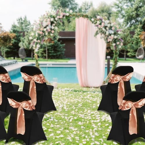 Elastic Spandex Folding Chair Cover Universal Fit Chair Cover Removable Washable Protective Sofa Cover for, alternate view 2