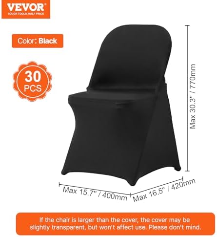 Elastic Spandex Folding Chair Cover Universal Fit Chair Cover Removable Washable Protective Sofa Cover for, alternate view 3