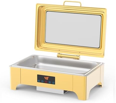 Electric Chafing Dish, 9L Full Size Touch Screen Chafing Dishes