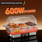 Electric Chafing Dishes for Buffet 9.5QT 1/3 Size Chafing Dish, alternate view 4