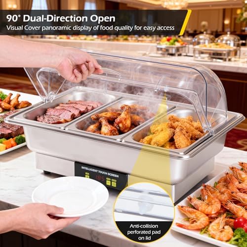 Electric Chafing Dishes for Buffet 9.5QT 1/3 Size Chafing Dish, alternate view 5