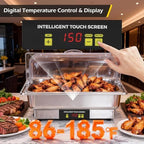Electric Chafing Dishes for Buffet, 9.5QT Full Size & Half Size, alternate view 3