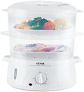 Electric Food Steamer, 7.4Qt Electric Vegetable Steamer with 2-Tier Stackable Trays, Food-Grade Food Steamer for