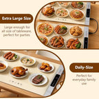 Electric Food Warming Mat, 2 Pack Warming Mat for Food, 34"x25" Large in Large, alternate view 3
