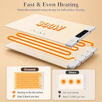 Electric Food Warming Mat, 2 Pack Warming Mat for Food, 34"x25" Large in Large, alternate view 5
