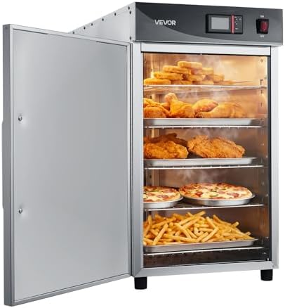 Electric Hot Box Food Warmer, 5-Tier Commercial Warming Cabinets